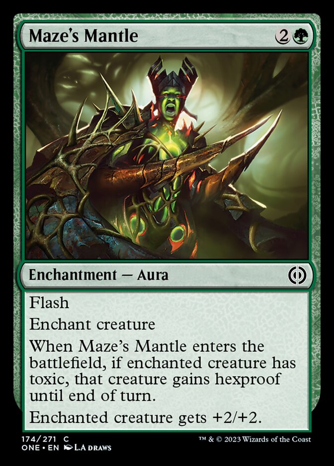 Maze's Mantle [Phyrexia: All Will Be One] | The Time Vault CA