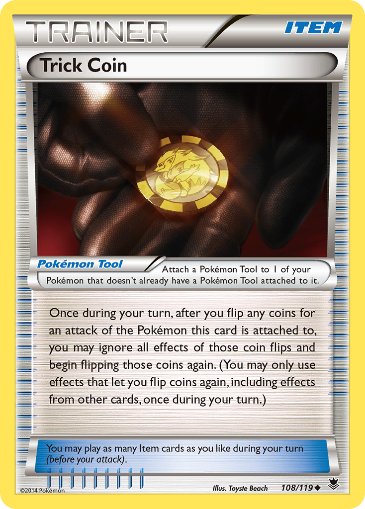 Trick Coin (108/119) [XY: Phantom Forces] | The Time Vault CA