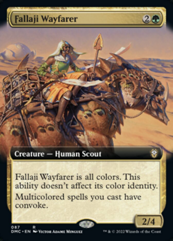 Fallaji Wayfarer (Extended Art) [Dominaria United Commander] | The Time Vault CA