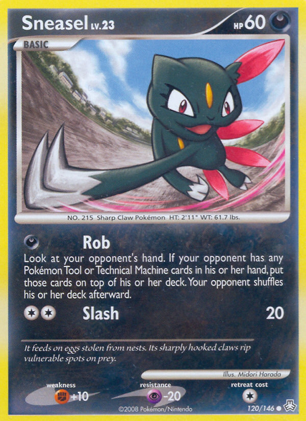 Sneasel (120/146) [Diamond & Pearl: Legends Awakened] | The Time Vault CA