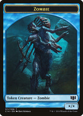 Kraken // Zombie (011/036) Double-sided Token [Commander 2014 Tokens] | The Time Vault CA