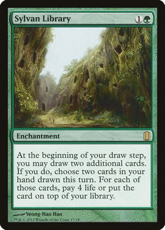 Sylvan Library [Commander's Arsenal] | The Time Vault CA