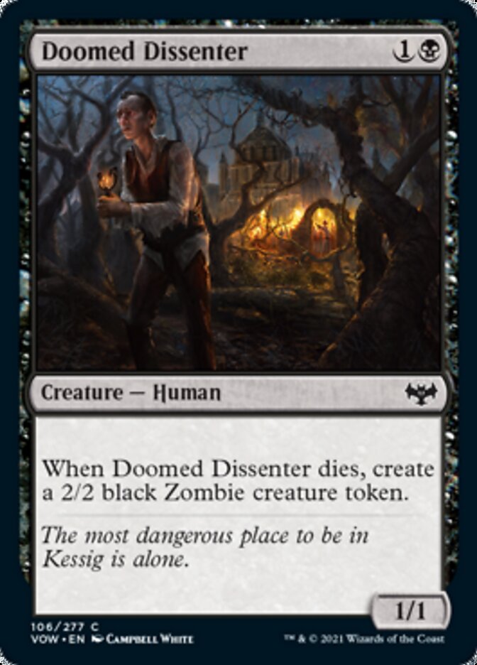 Doomed Dissenter [Innistrad: Crimson Vow] | The Time Vault CA