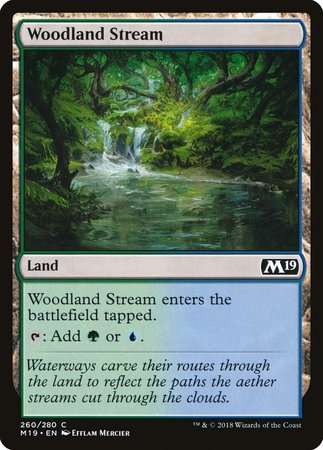 Woodland Stream [Core Set 2019] | The Time Vault CA