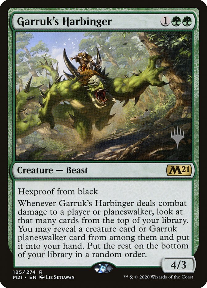 Garruk's Harbinger (Promo Pack) [Core Set 2021 Promos] | The Time Vault CA