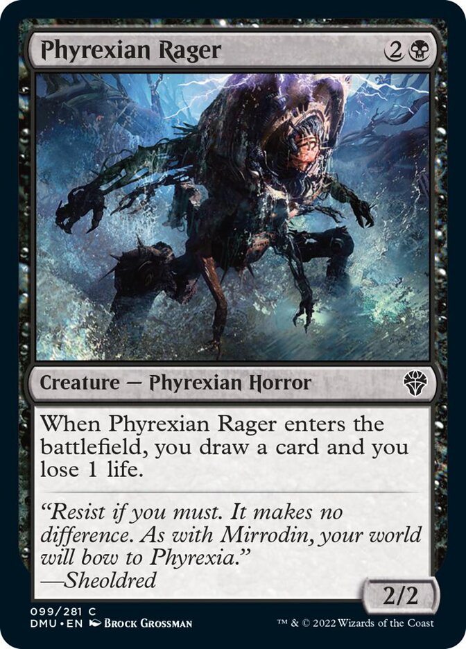 Phyrexian Rager [Dominaria United] | The Time Vault CA