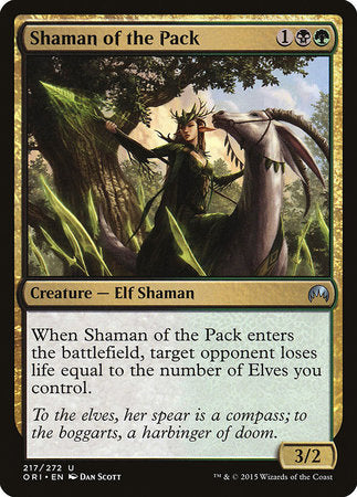 Shaman of the Pack [Magic Origins] | The Time Vault CA