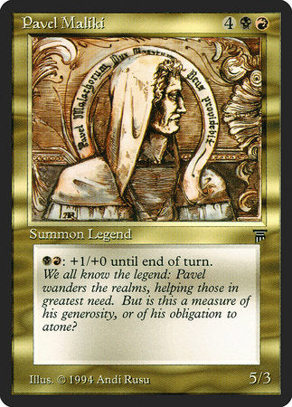 Pavel Maliki [Legends] | The Time Vault CA