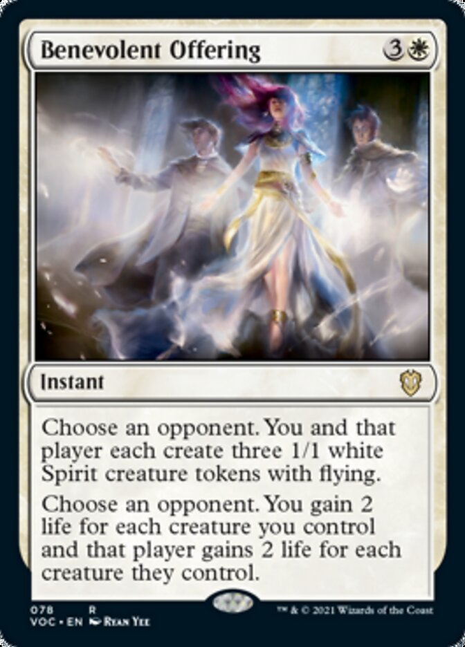 Benevolent Offering [Innistrad: Crimson Vow Commander] | The Time Vault CA