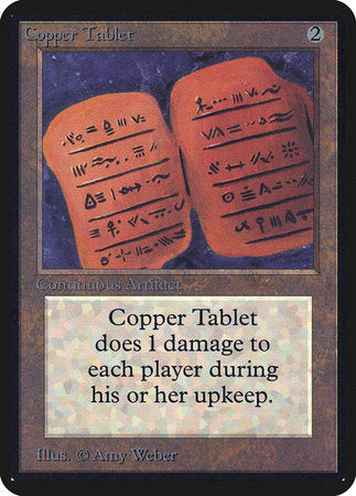 Copper Tablet [Limited Edition Alpha] | The Time Vault CA