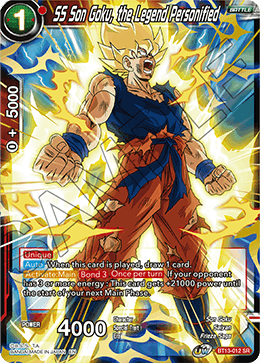 SS Son Goku, the Legend Personified (Super Rare) [BT13-012] | The Time Vault CA