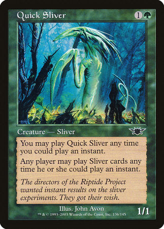 Quick Sliver [Legions] | The Time Vault CA