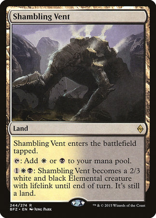 Shambling Vent [Battle for Zendikar] | The Time Vault CA