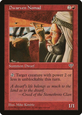 Dwarven Nomad [Mirage] | The Time Vault CA