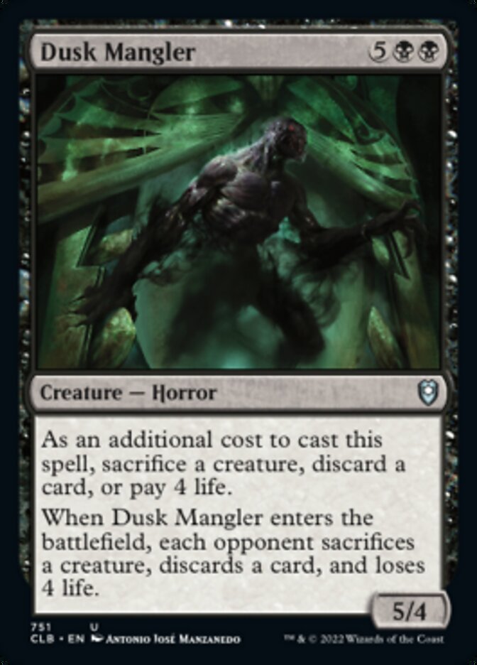 Dusk Mangler [Commander Legends: Battle for Baldur's Gate] | The Time Vault CA