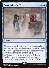 Sakashima's Will [Commander Legends] | The Time Vault CA