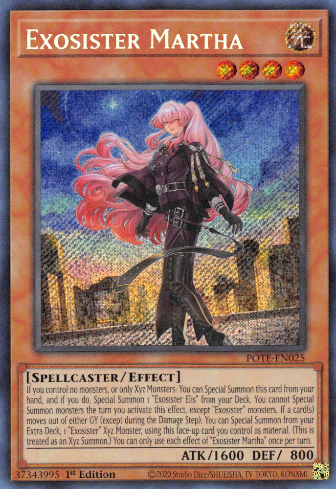 Exosister Martha [POTE-EN025] Secret Rare | The Time Vault CA