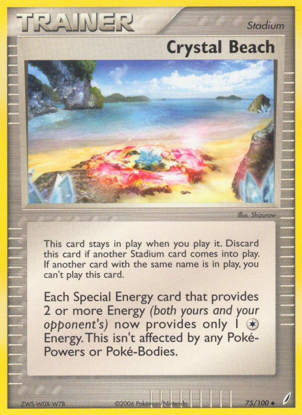 Crystal Beach (75/100) [EX: Crystal Guardians] | The Time Vault CA