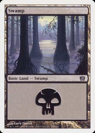 Swamp (342) [Eighth Edition] | The Time Vault CA