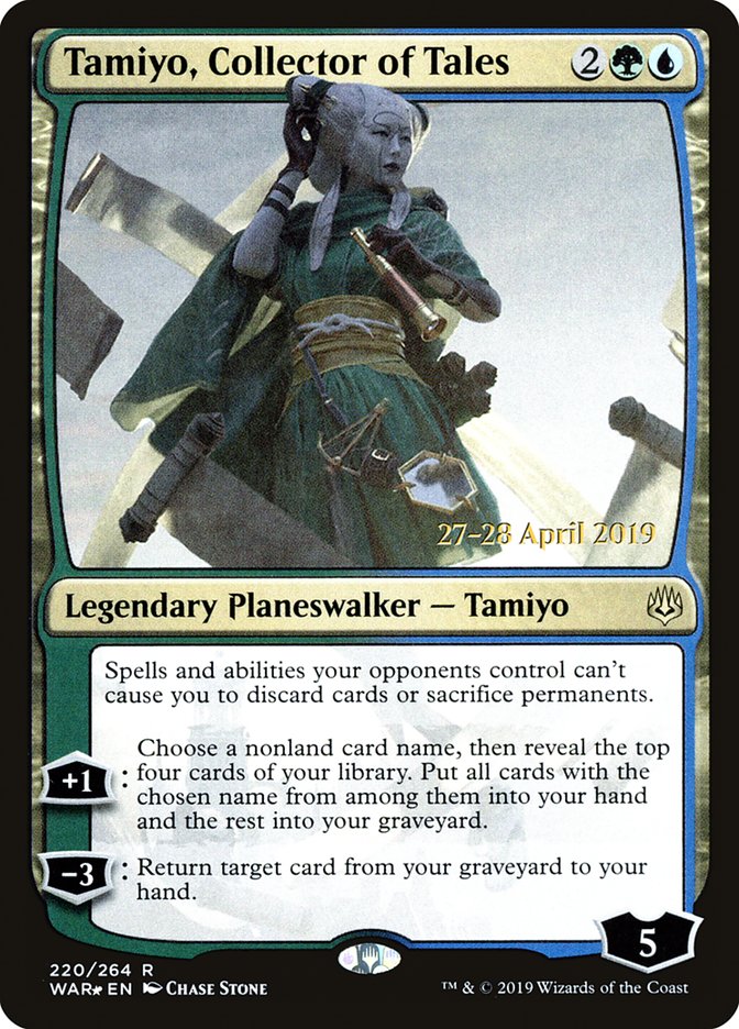 Tamiyo, Collector of Tales  [War of the Spark Prerelease Promos] | The Time Vault CA