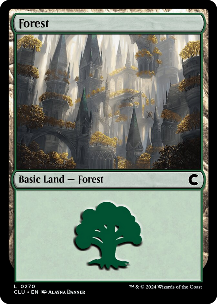 Forest (0270) [Ravnica: Clue Edition] | The Time Vault CA