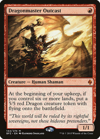 Dragonmaster Outcast [Battle for Zendikar] | The Time Vault CA