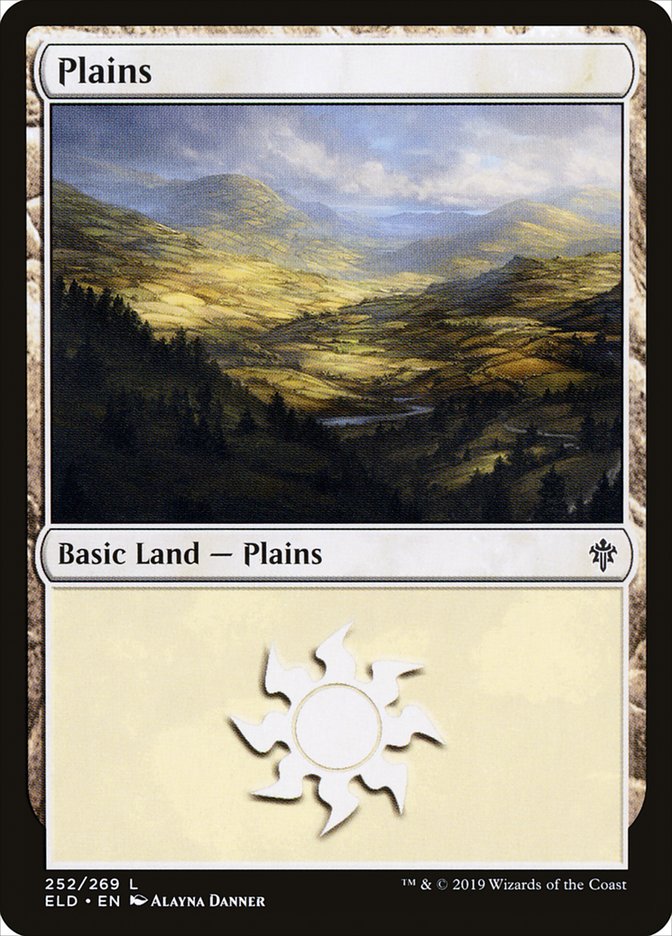 Plains (252) [Throne of Eldraine] | The Time Vault CA