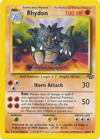 Rhydon (45/64) [Jungle Unlimited] | The Time Vault CA