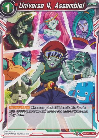 Universe 4, Assemble! (Reprint) (DB2-031) [Battle Evolution Booster] | The Time Vault CA