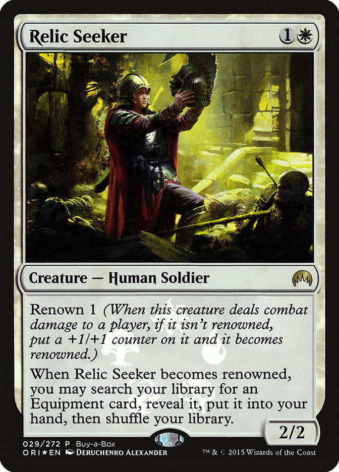 Relic Seeker (Buy-A-Box) [Magic Origins Promos] | The Time Vault CA