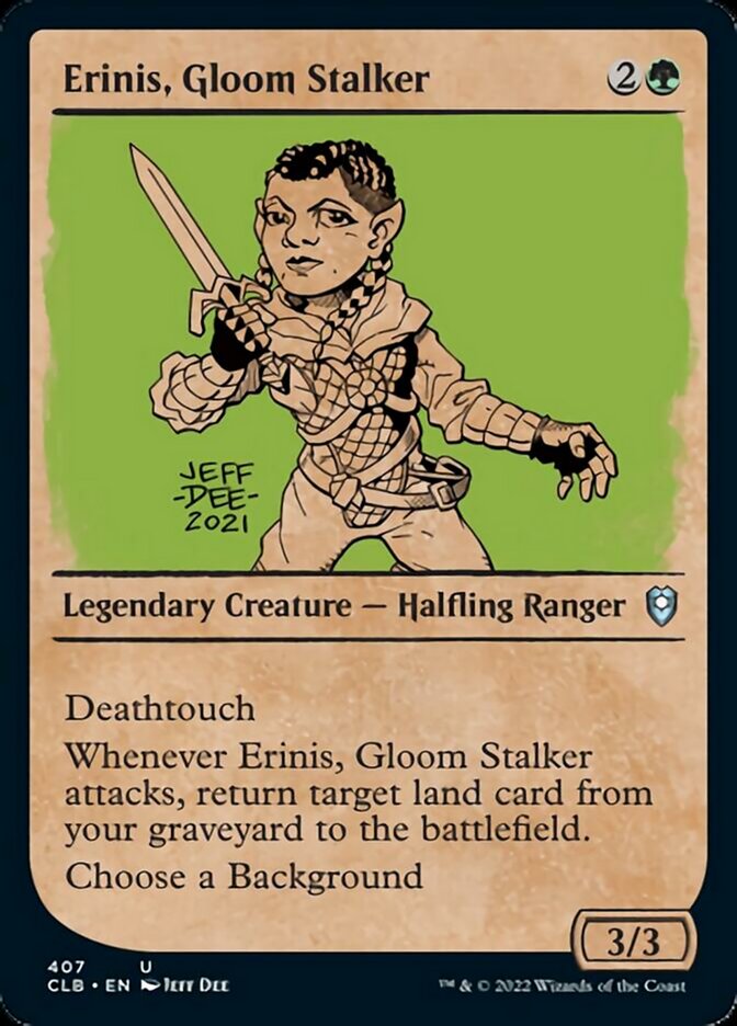 Erinis, Gloom Stalker (Showcase) [Commander Legends: Battle for Baldur's Gate] | The Time Vault CA