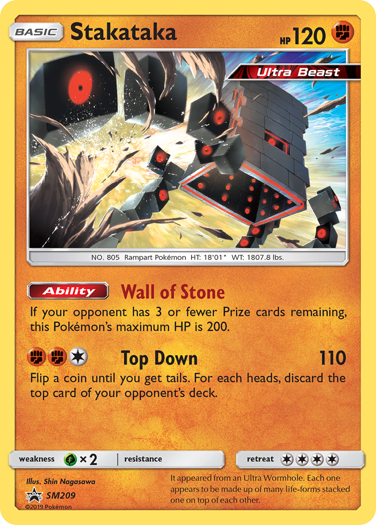 Stakataka (SM209) [Sun & Moon: Black Star Promos] | The Time Vault CA