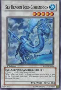 Sea Dragon Lord Gishilnodon [RGBT-EN044] Super Rare | The Time Vault CA