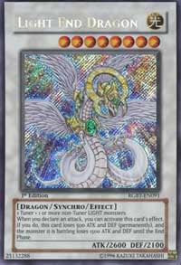 Light End Dragon [RGBT-EN091] Secret Rare | The Time Vault CA