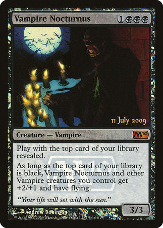 Vampire Nocturnus [Magic 2010 Promos] | The Time Vault CA