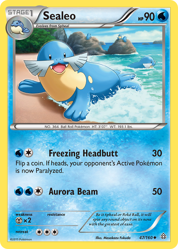 Sealeo (47/160) [XY: Primal Clash] | The Time Vault CA