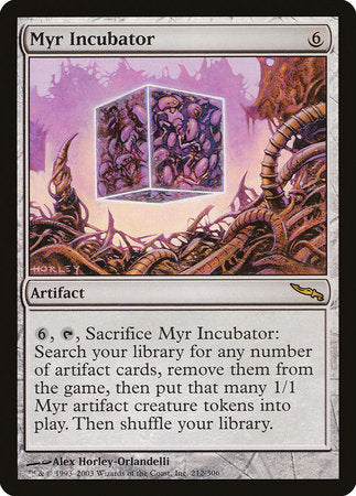 Myr Incubator [Mirrodin] | The Time Vault CA