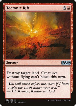 Tectonic Rift [Core Set 2019] | The Time Vault CA