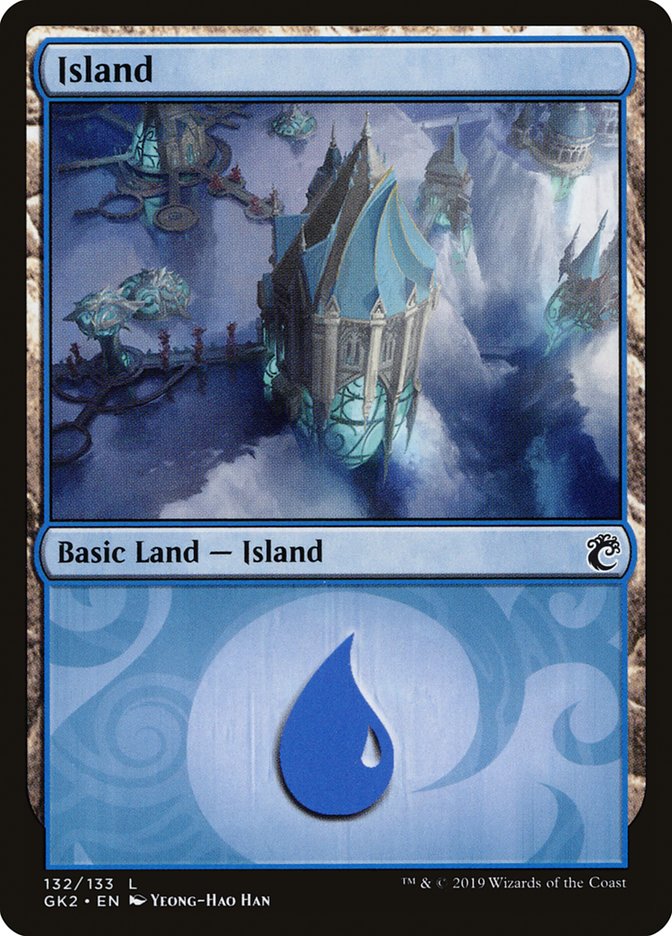 Island (132) [Ravnica Allegiance Guild Kit] | The Time Vault CA