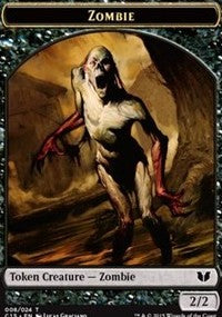 Zombie // Spirit (022) Double-Sided Token [Commander 2015 Tokens] | The Time Vault CA