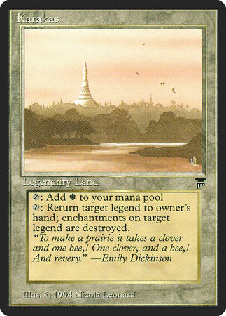 Karakas [Legends] | The Time Vault CA
