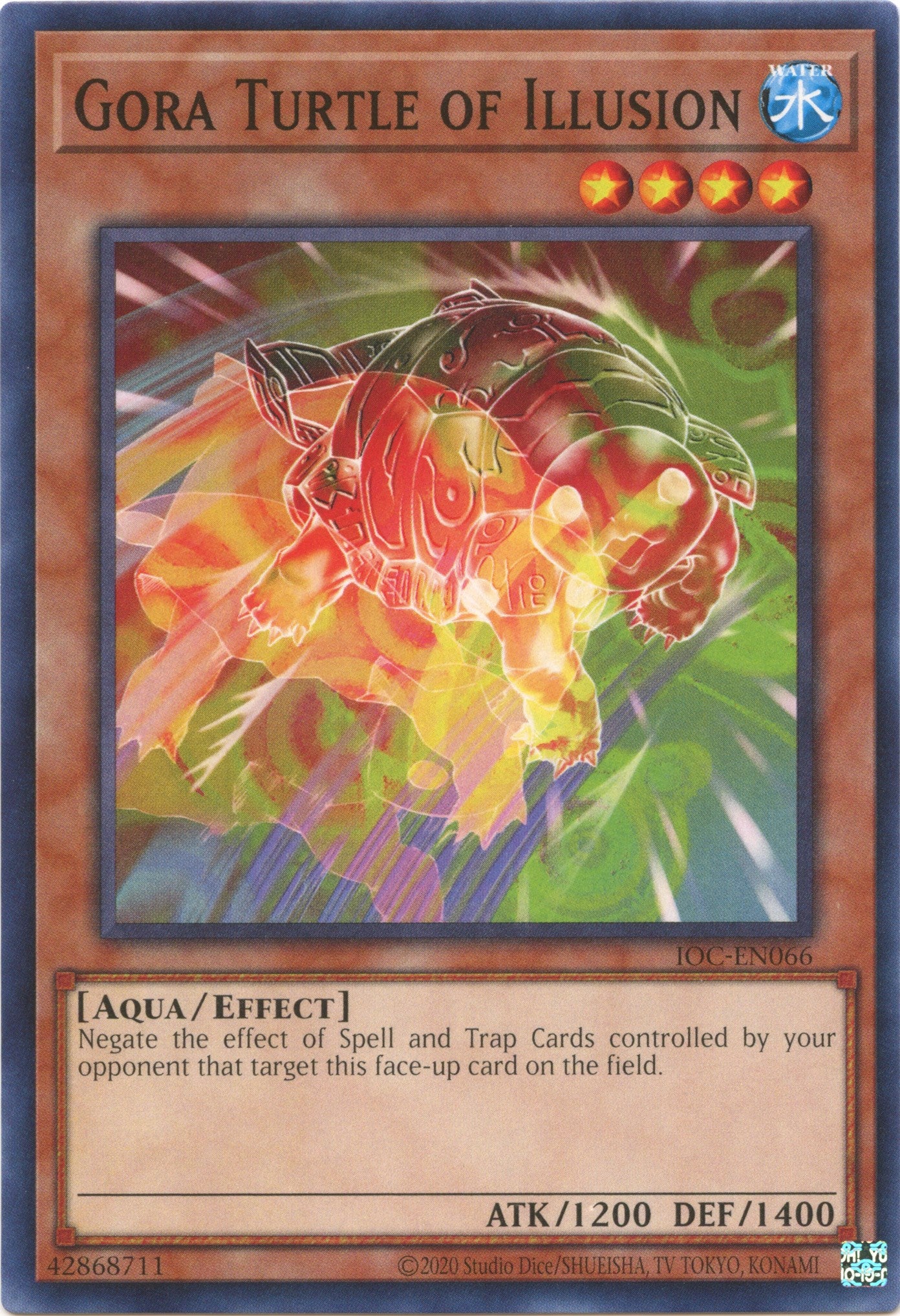 Gora Turtle of Illusion (25th Anniversary) [IOC-EN066] Common | The Time Vault CA