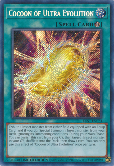 Cocoon of Ultra Evolution [LDS1-EN073] Secret Rare | The Time Vault CA