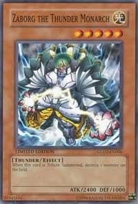 Zaborg the Thunder Monarch [GLD2-EN006] Common | The Time Vault CA