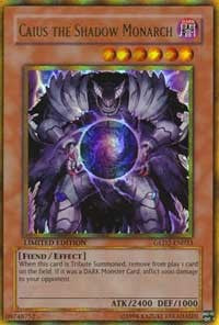 Caius the Shadow Monarch [GLD2-EN033] Ultra Rare | The Time Vault CA