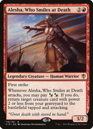 Alesha, Who Smiles at Death [Commander 2016] | The Time Vault CA