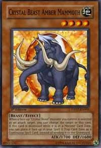 Crystal Beast Amber Mammoth [DP07-EN005] Common | The Time Vault CA