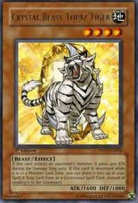 Crystal Beast Topaz Tiger [DP07-EN004] Rare | The Time Vault CA