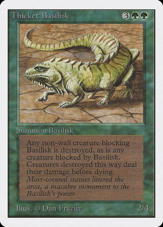 Thicket Basilisk [Unlimited Edition] | The Time Vault CA