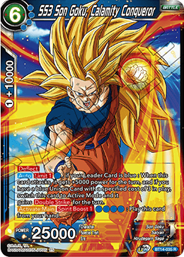 SS3 Son Goku, Calamity Conqueror (BT14-035) [Cross Spirits] | The Time Vault CA